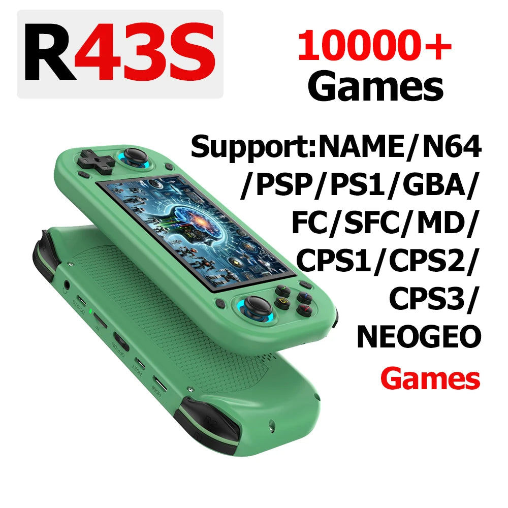 R43S Handheld Retro Game Console (2026 Version)