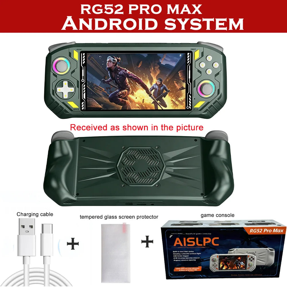RG52 Pro Max Retro Handheld Game Console (2026 Version)