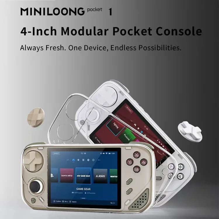 MINILOONG POCKET 1 Retro Handheld Game Console (2026 Version)