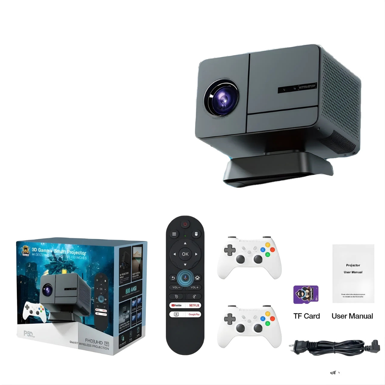 P50 Max Retro Game Projector (2026 Version)