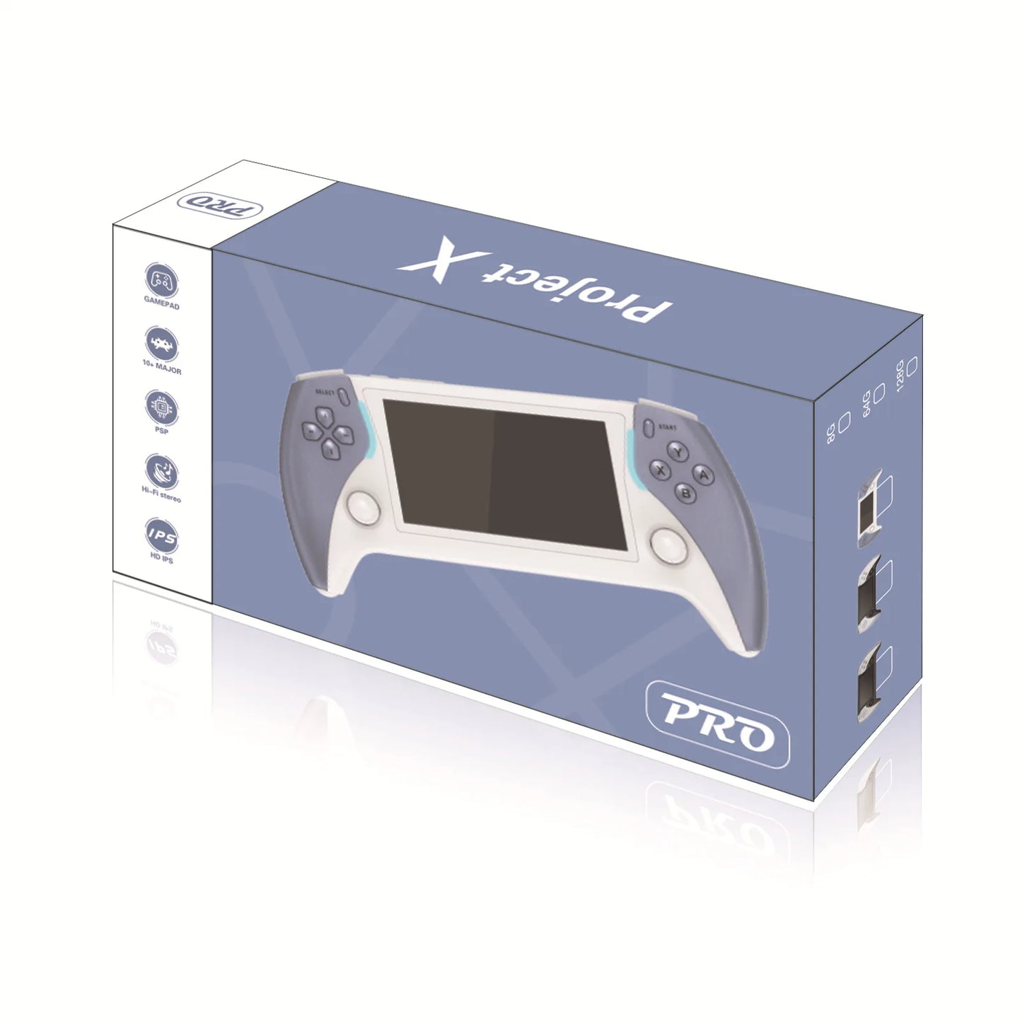 Console de jeux portable Project X (version 2026)