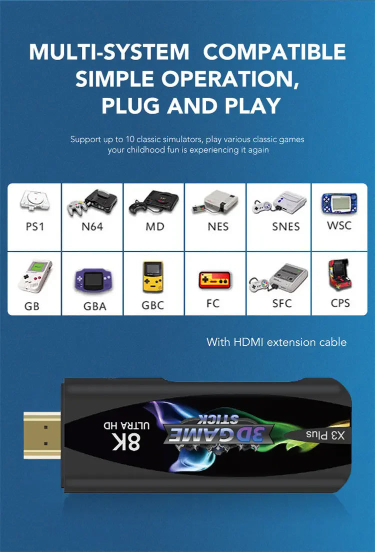 X3 Plus Retro Game Console (2026 Version)